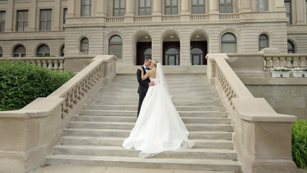 Wedding film frame by B&I Productions